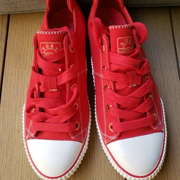 BNWoT Skechers BOBS Arch Fit Utopia - Arching Star in varsity red (8) KICKS - Picture 4 of 8